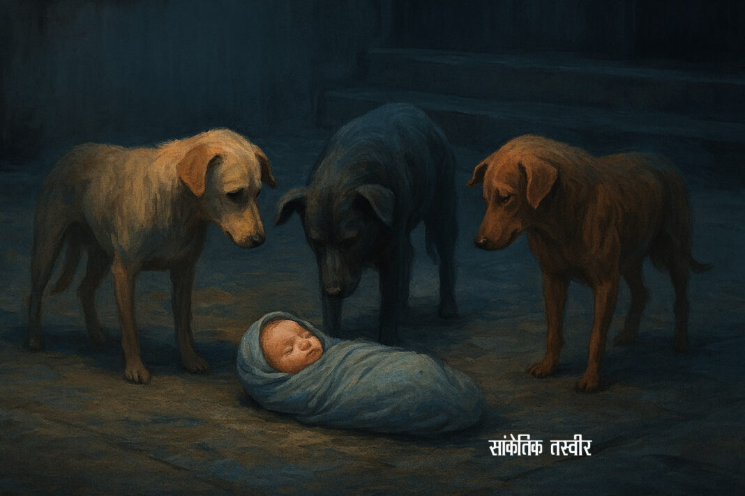 Miracle story: माता-पिता ने नवजात को छोड़ा, रातभर रखवाली करते रहे कुत्ते|The Connect 24 Allahabad's No.1 News Portal